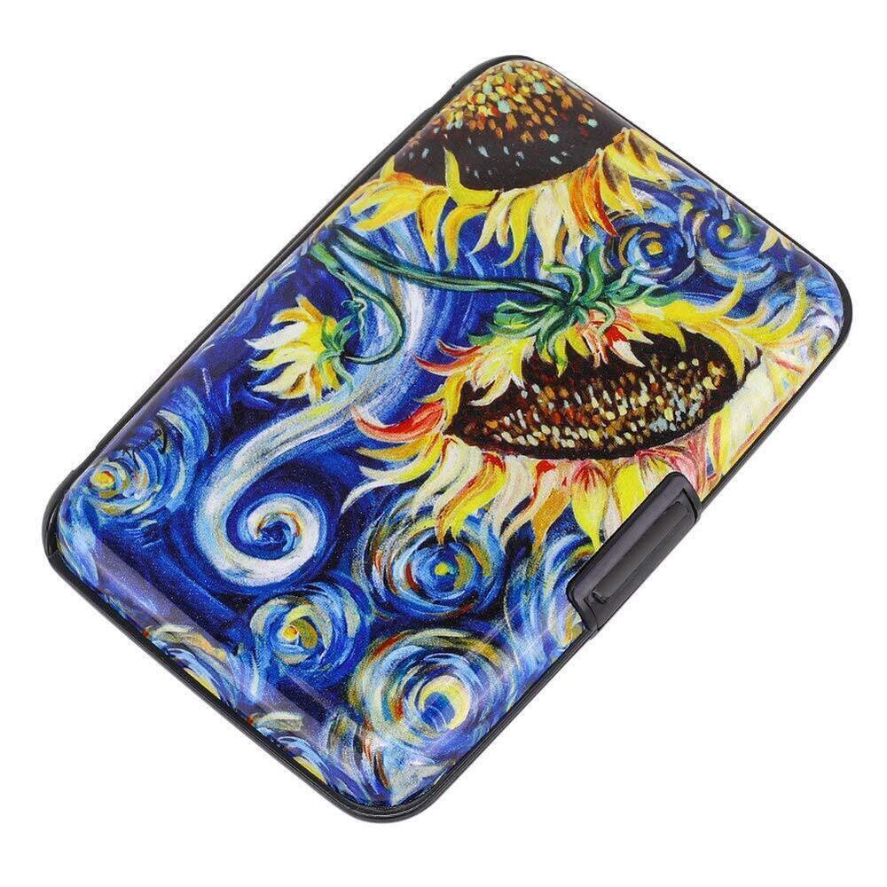 9081 Mini RFID Aluminum Wallet Credit Cards Holder Business Card Case Metal